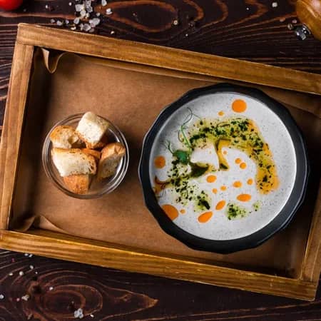 Крем-суп из шампиньонов<br>